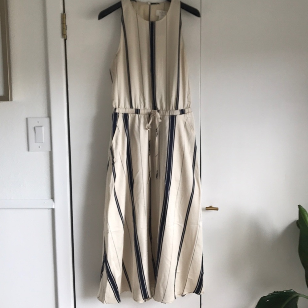 Loft cross back dress